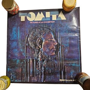 Tomita Pictures At An Exhibition 24x24 Album Promo Poster Vintage 1975 RCA